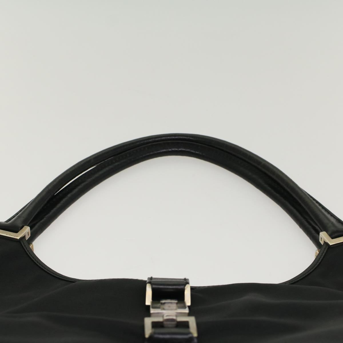 GUCCI Jackie Shoulder Bag Nylon Black 51853