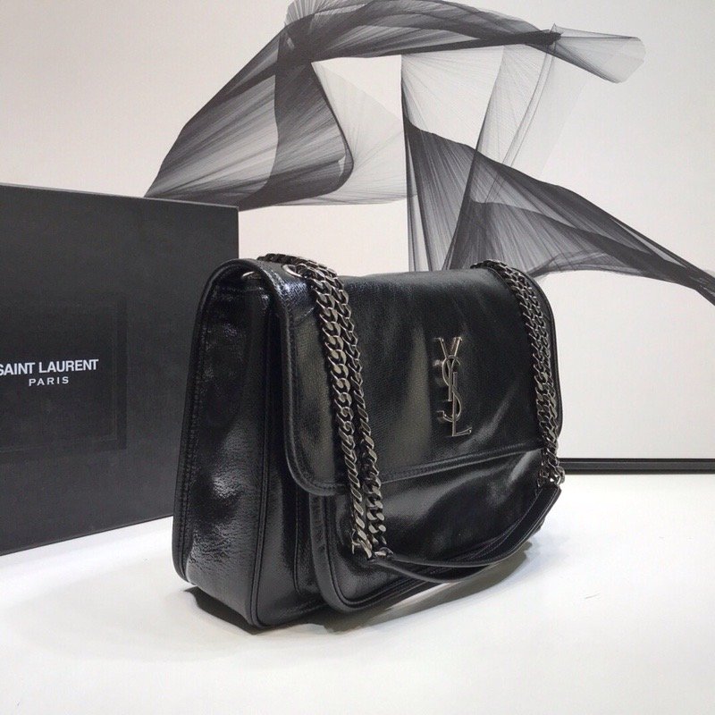 GLAMI Niki MeGLAMIum Chain Bag Black For Women 11in/28cm YSL