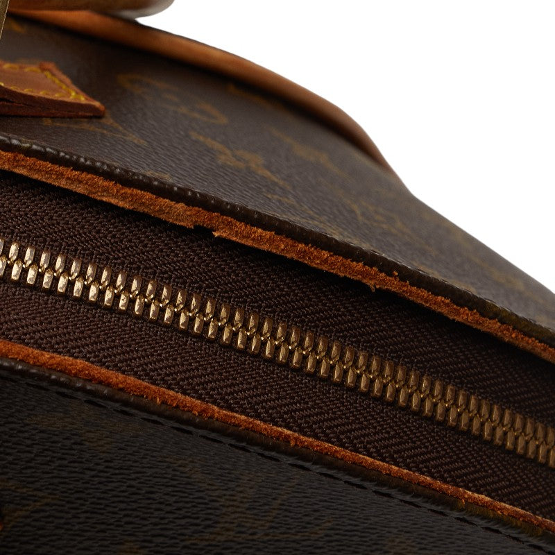 Louis Vuitton Monogram Ellipse MM Handbag M51126 Brown PVC Leather  Louis Vuitton