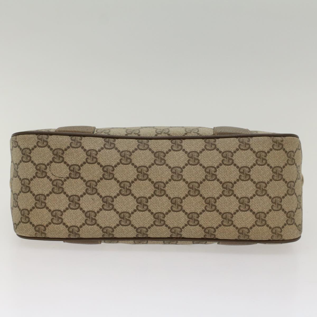 GUCCI GG Canvas Web Sherry Line Boston Bag Beige Red 39•02•040 52018