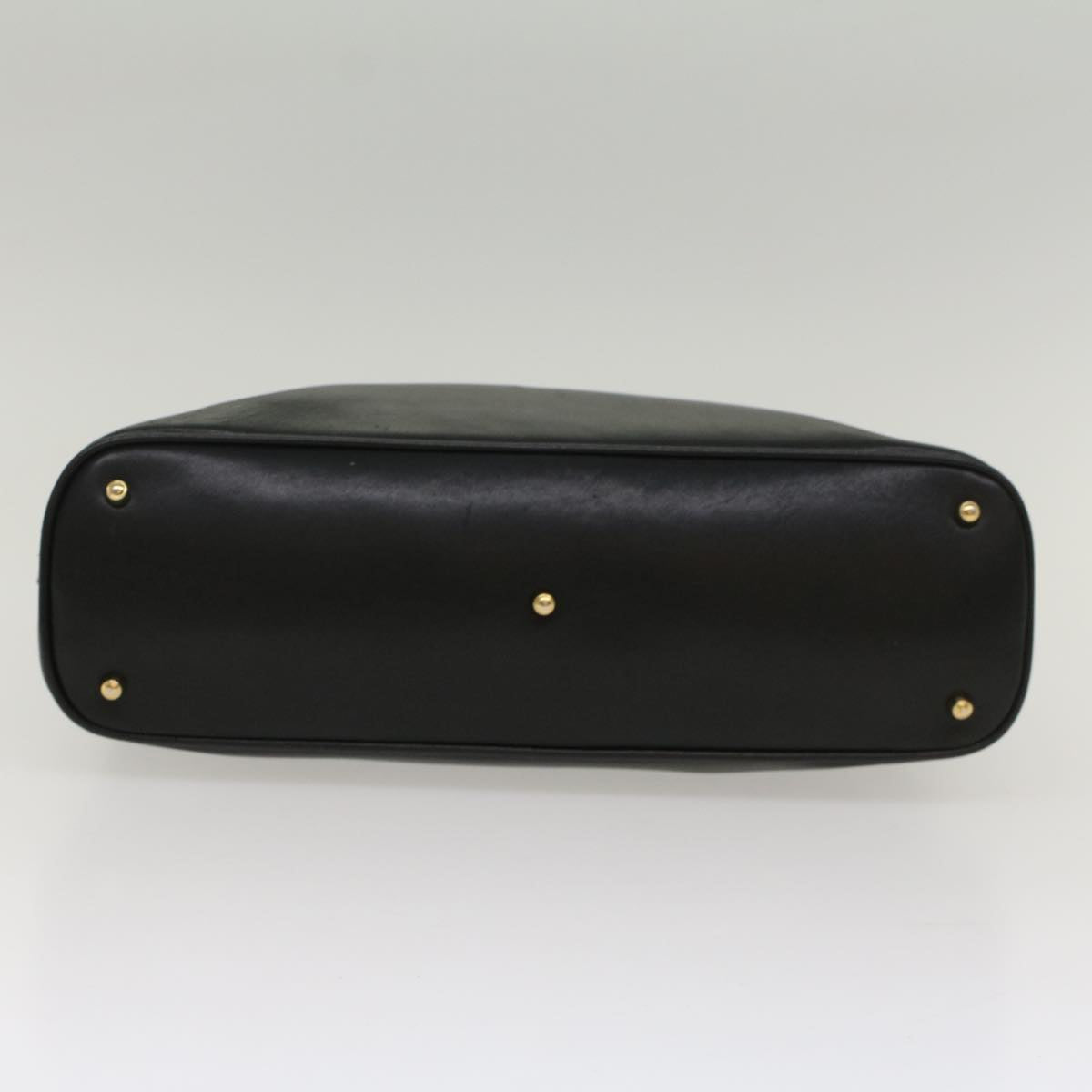GUCCI Bamboo Hand Bag Leather Black 000 2214 0289 52034