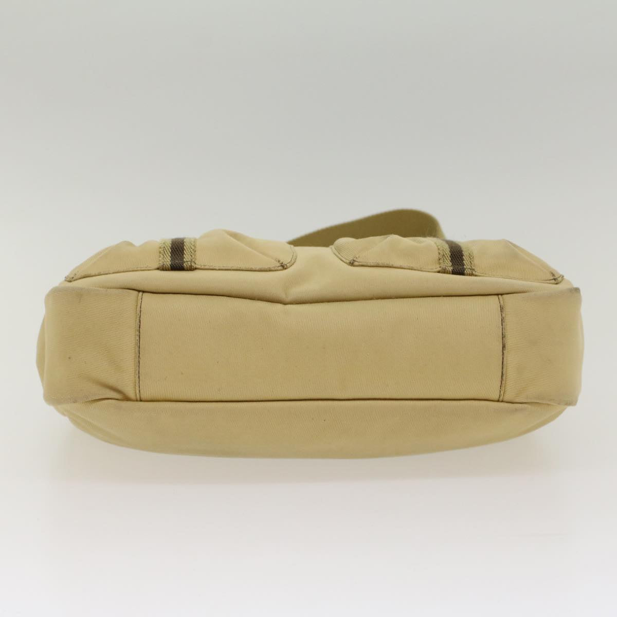 GUCCI Sherry Line Shoulder Bag Canvas Beige Brown 90762 52131