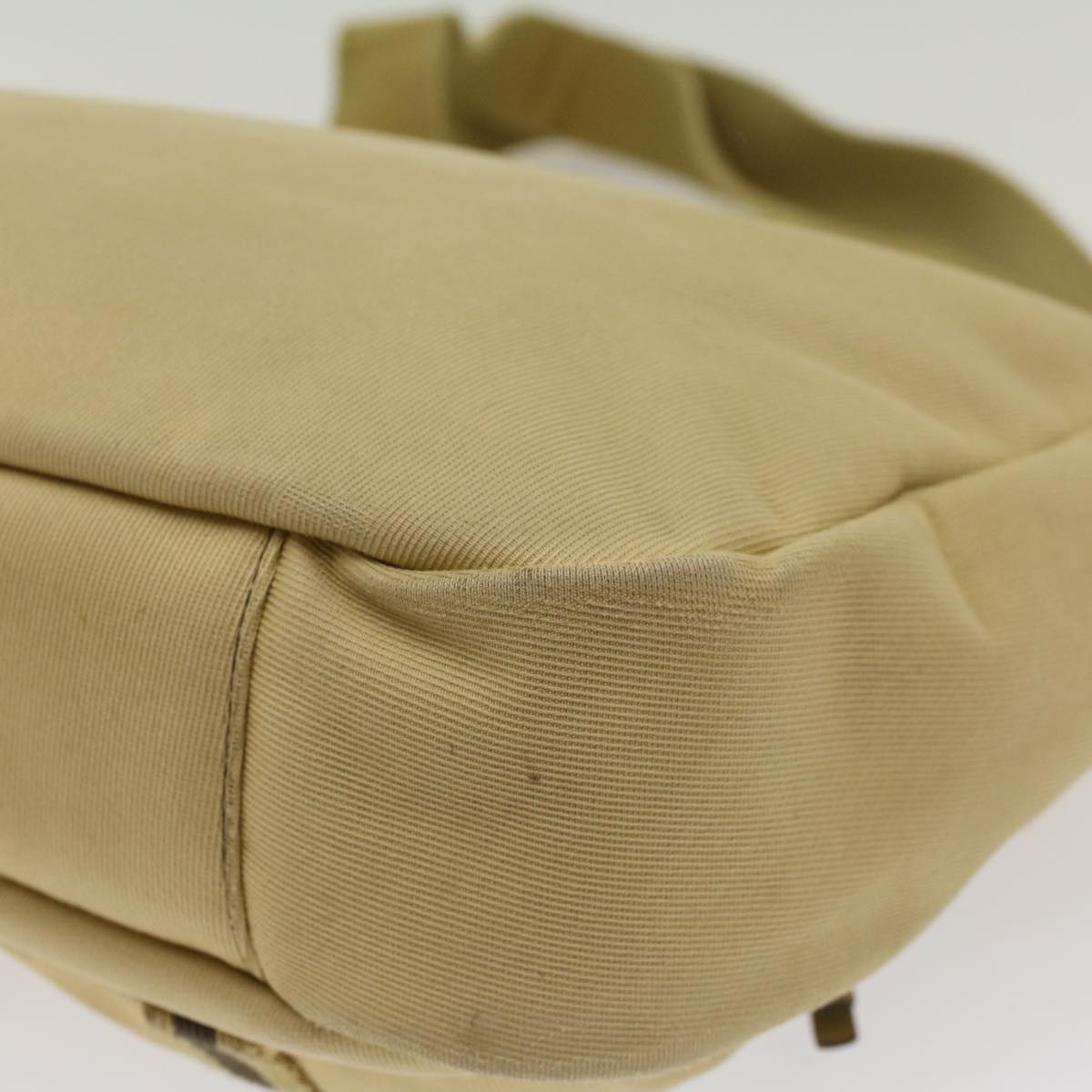 GUCCI Sherry Line Shoulder Bag Canvas Beige Brown 90762 52131