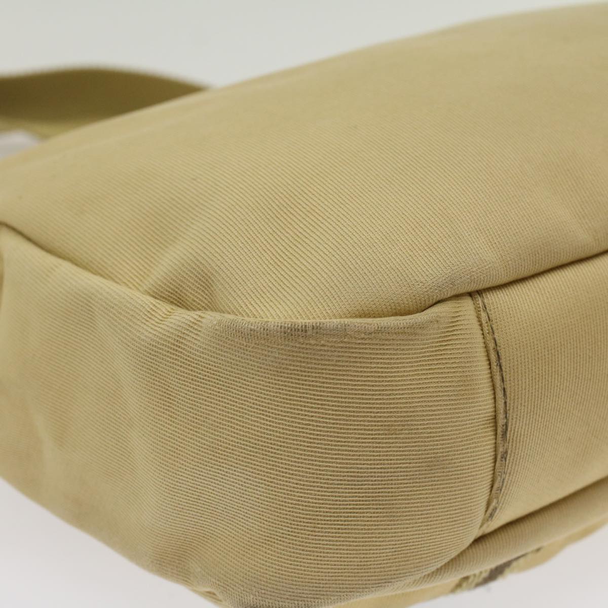 GUCCI Sherry Line Shoulder Bag Canvas Beige Brown 90762 52131