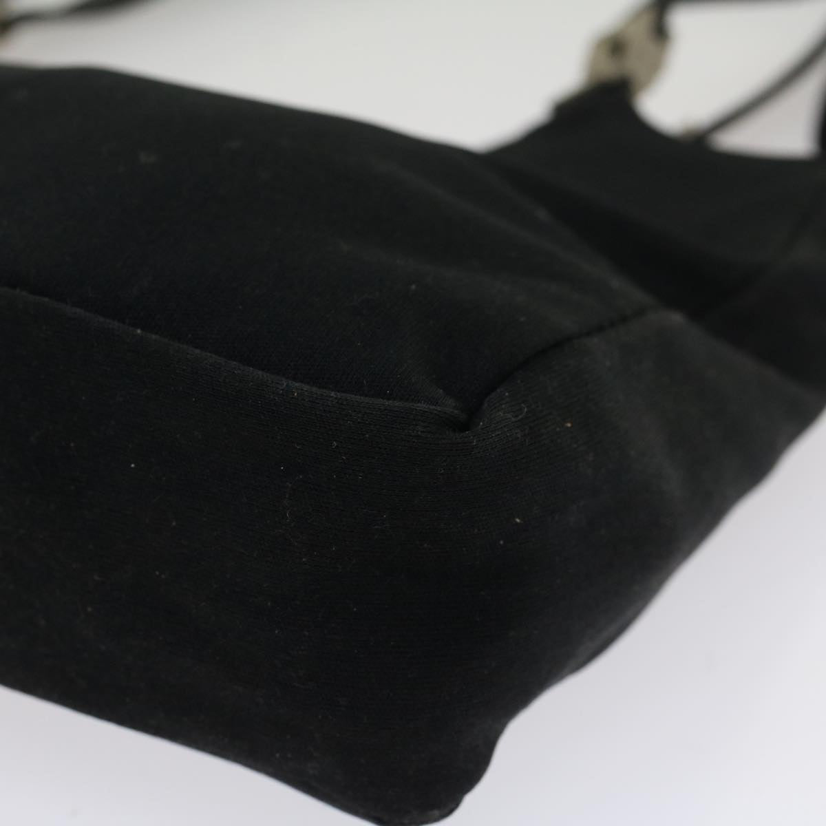 FENDI Hand Bag Nylon Black 52135