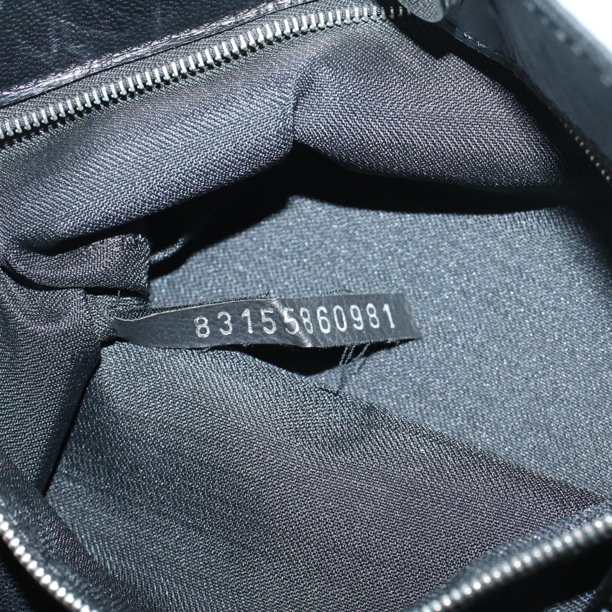 FENDI Hand Bag Nylon Black 52135
