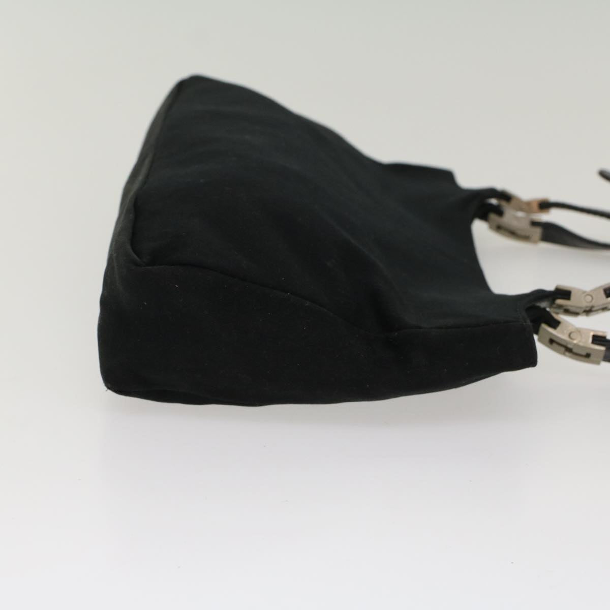 FENDI Hand Bag Nylon Black 52135