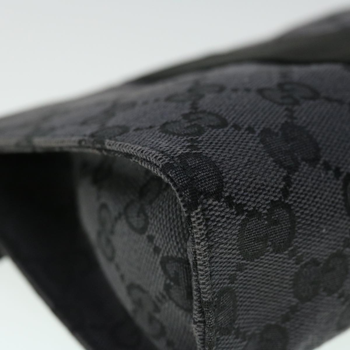 GUCCI GG Canvas Clutch Bag Black 039 0992 001998 52175