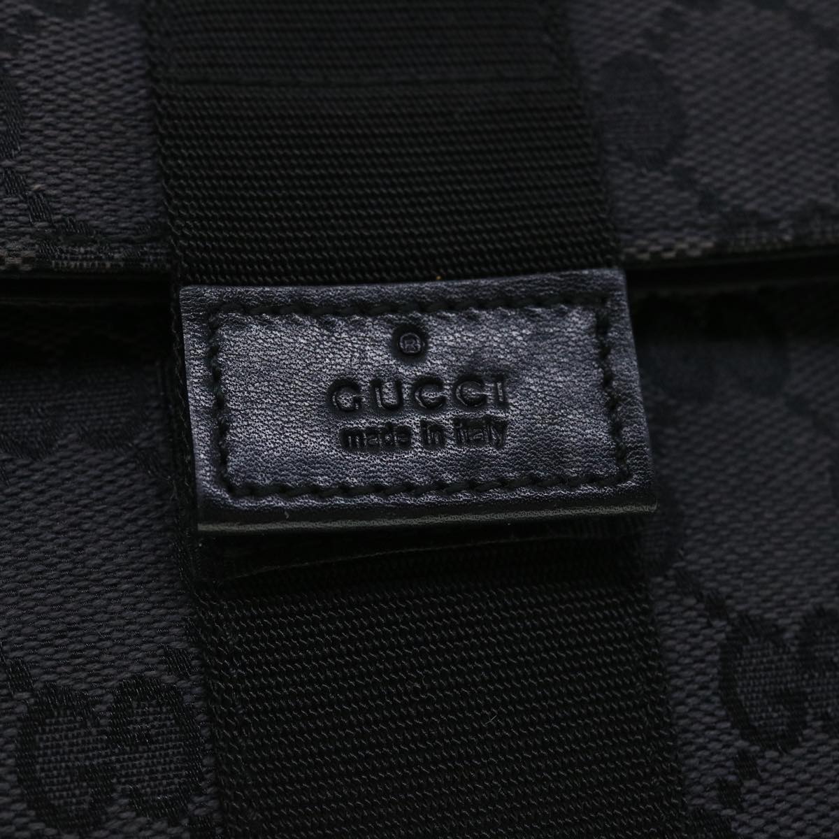 GUCCI GG Canvas Clutch Bag Black 039 0992 001998 52175