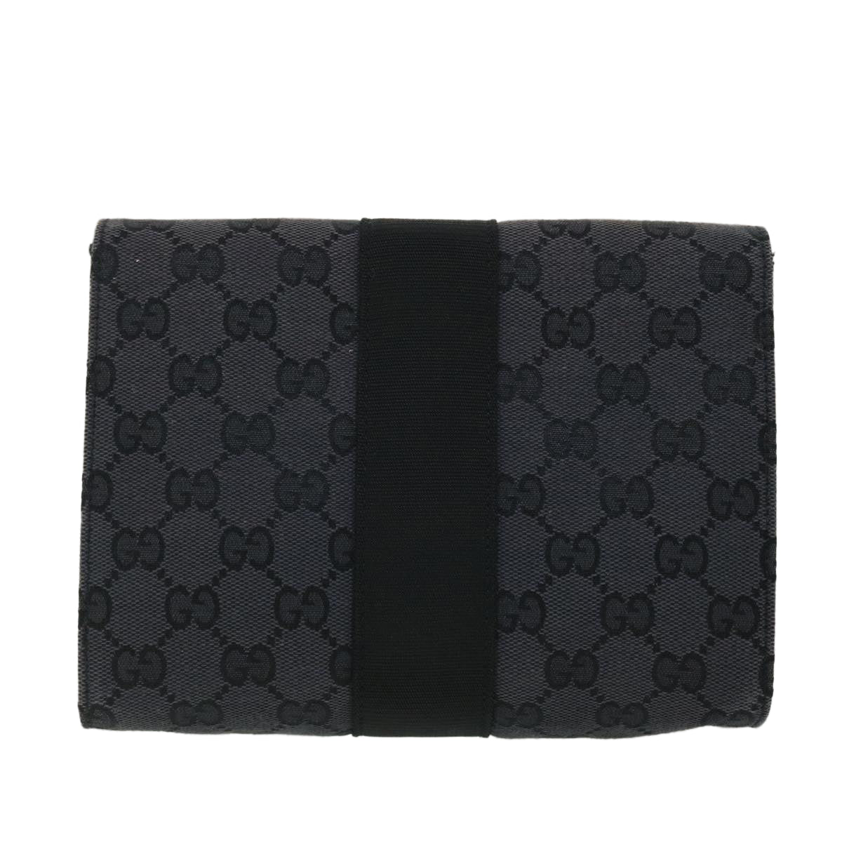 GUCCI GG Canvas Clutch Bag Black 039 0992 001998 52175