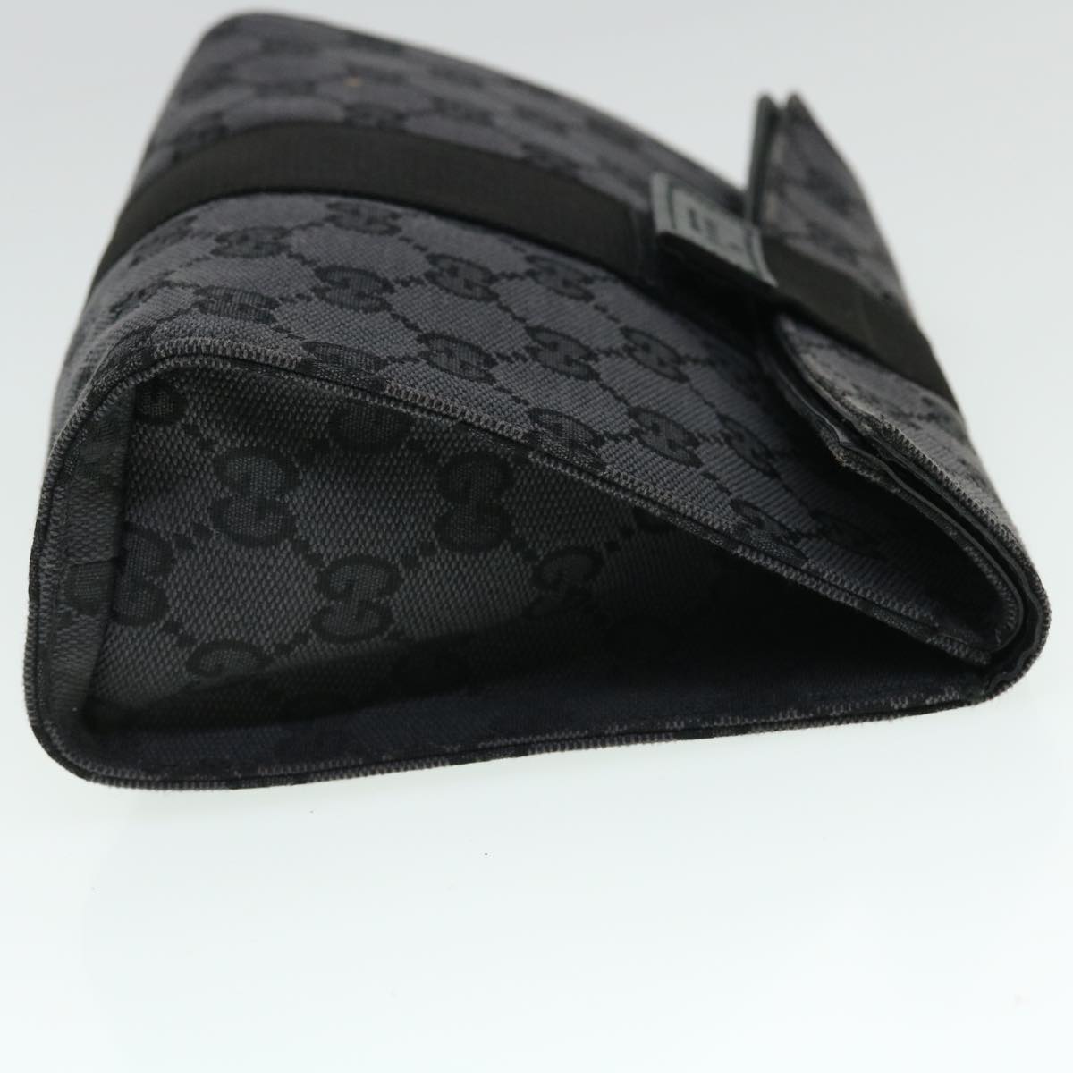 GUCCI GG Canvas Clutch Bag Black 039 0992 001998 52175