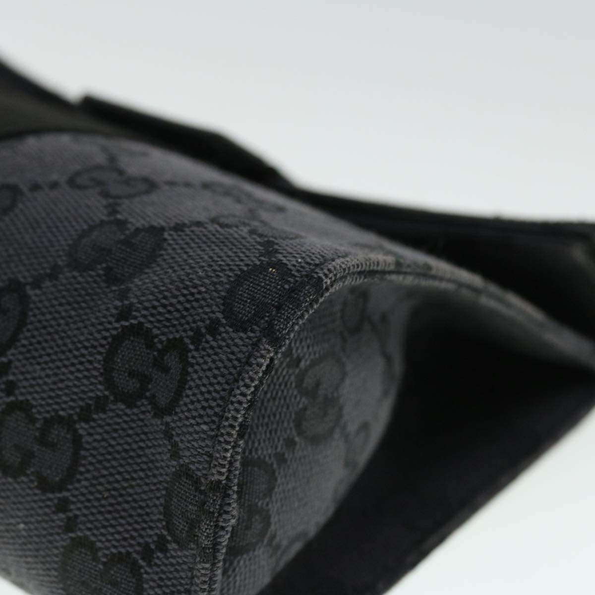 GUCCI GG Canvas Clutch Bag Black 039 0992 001998 52175