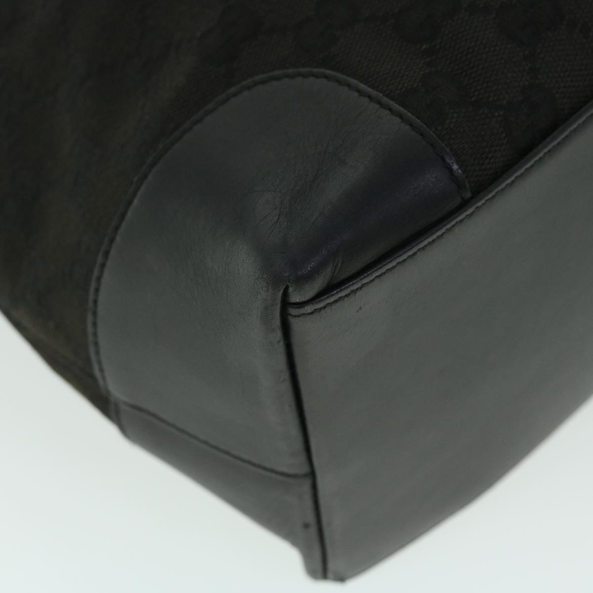 GUCCI GG Canvas Hand Bag Black 002 1121 1669 52251