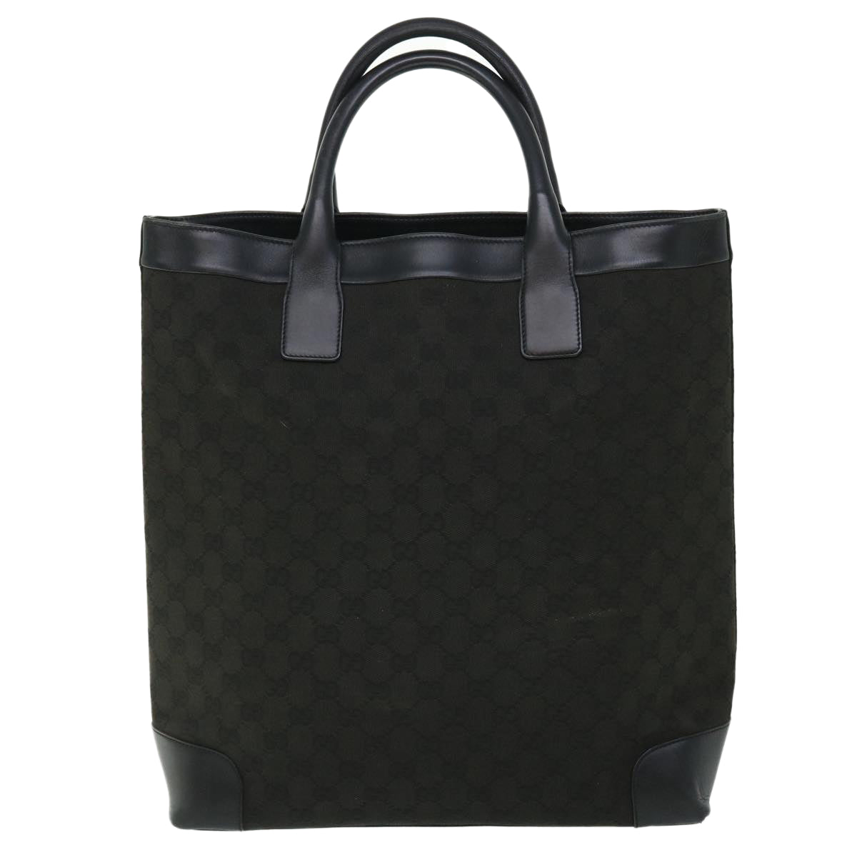 GUCCI GG Canvas Hand Bag Black 002 1121 1669 52251