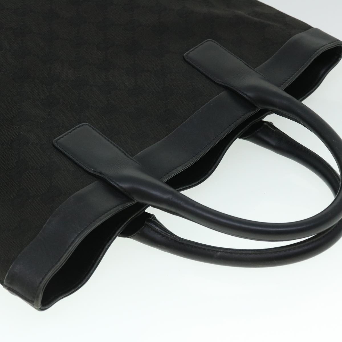 GUCCI GG Canvas Hand Bag Black 002 1121 1669 52251
