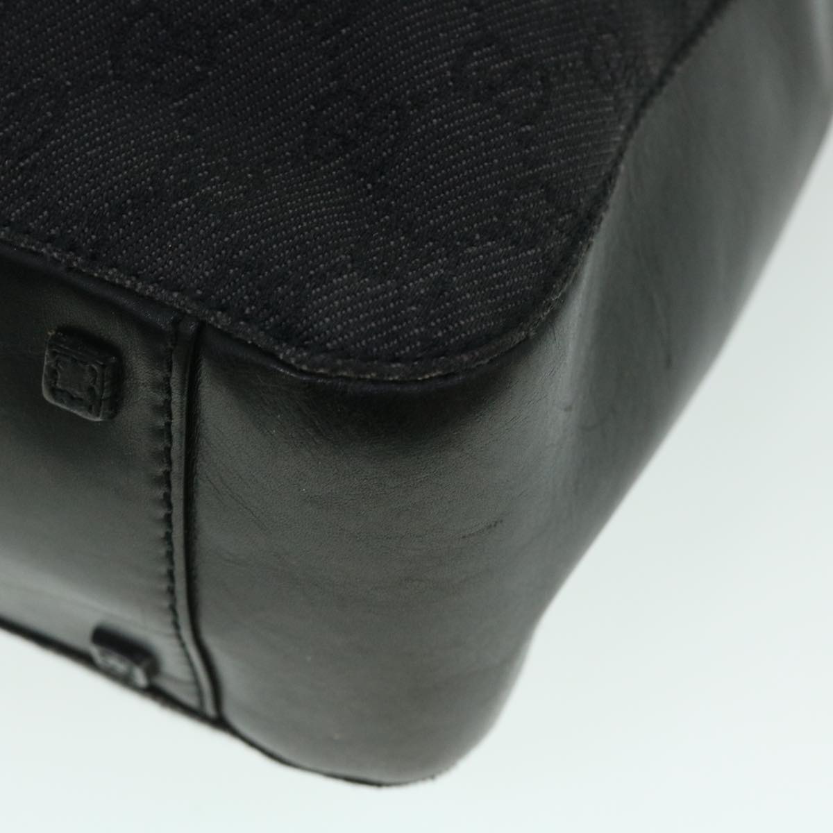 GUCCI GG Canvas Tote Bag Black 101920 52252