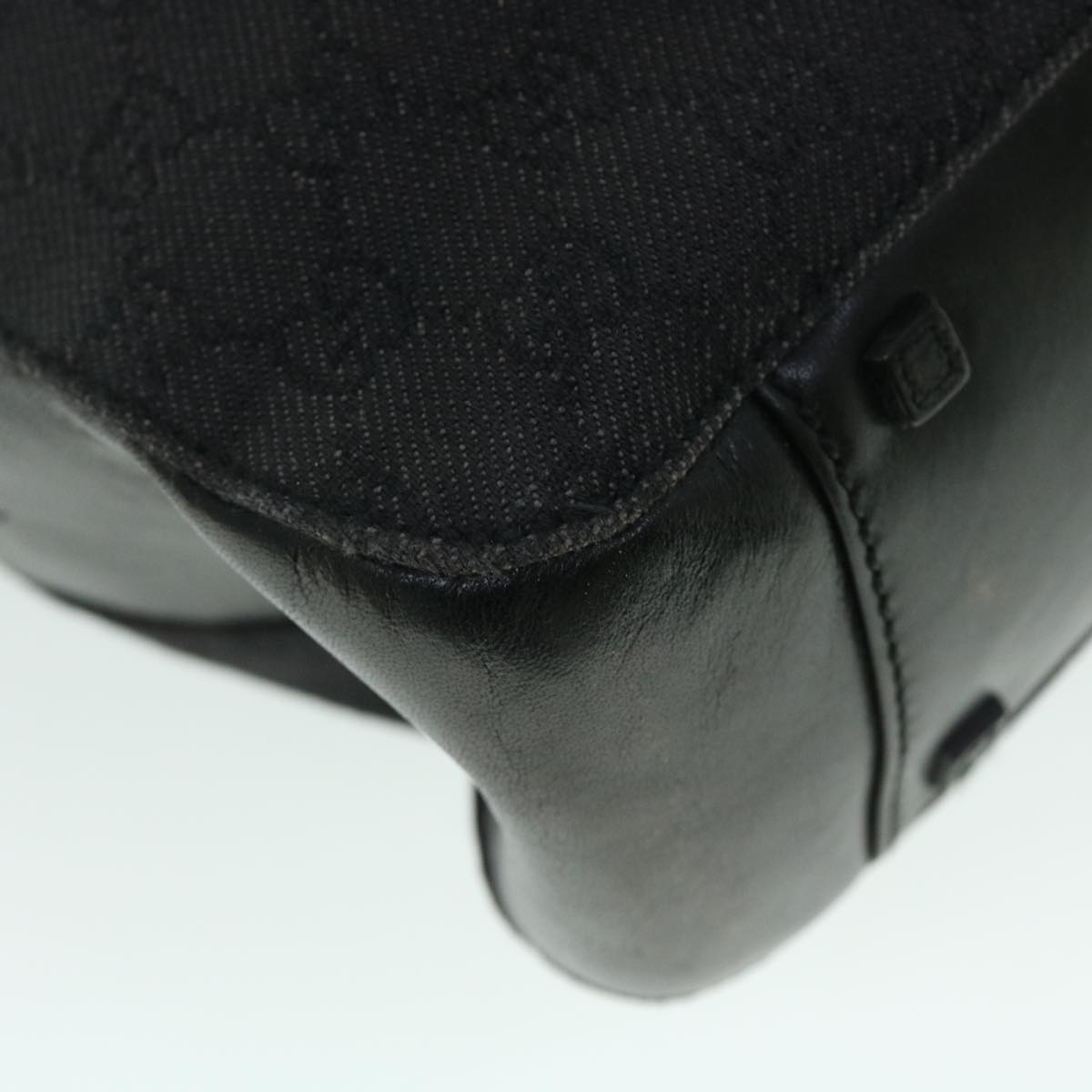 GUCCI GG Canvas Tote Bag Black 101920 52252