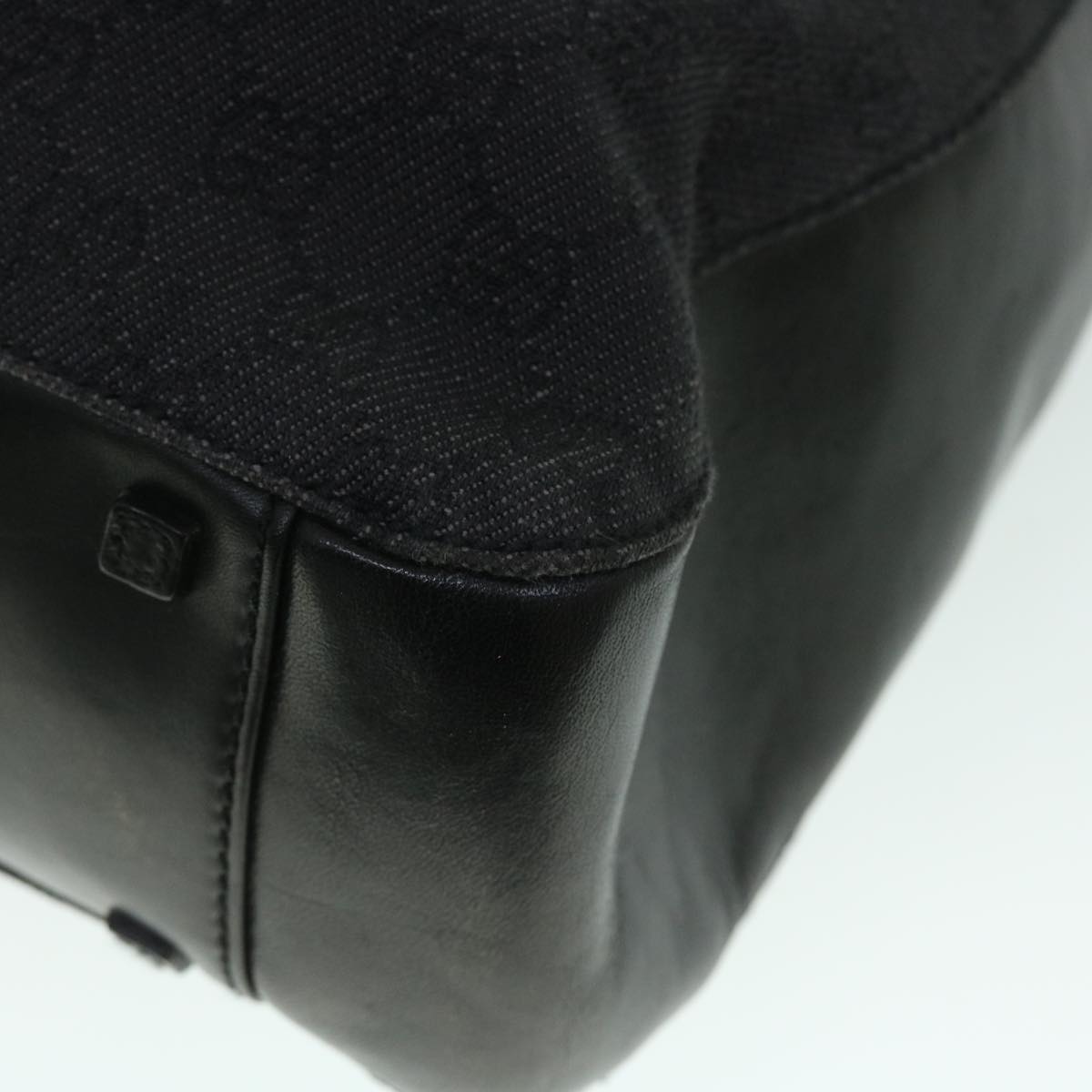 GUCCI GG Canvas Tote Bag Black 101920 52252