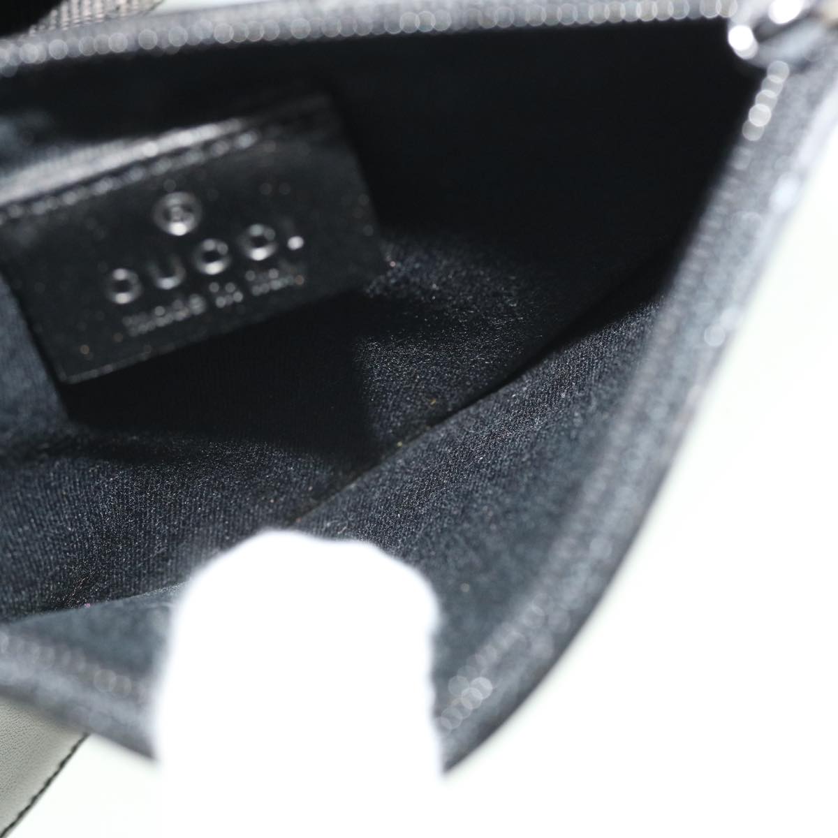 GUCCI GG Canvas Tote Bag Black 101920 52252