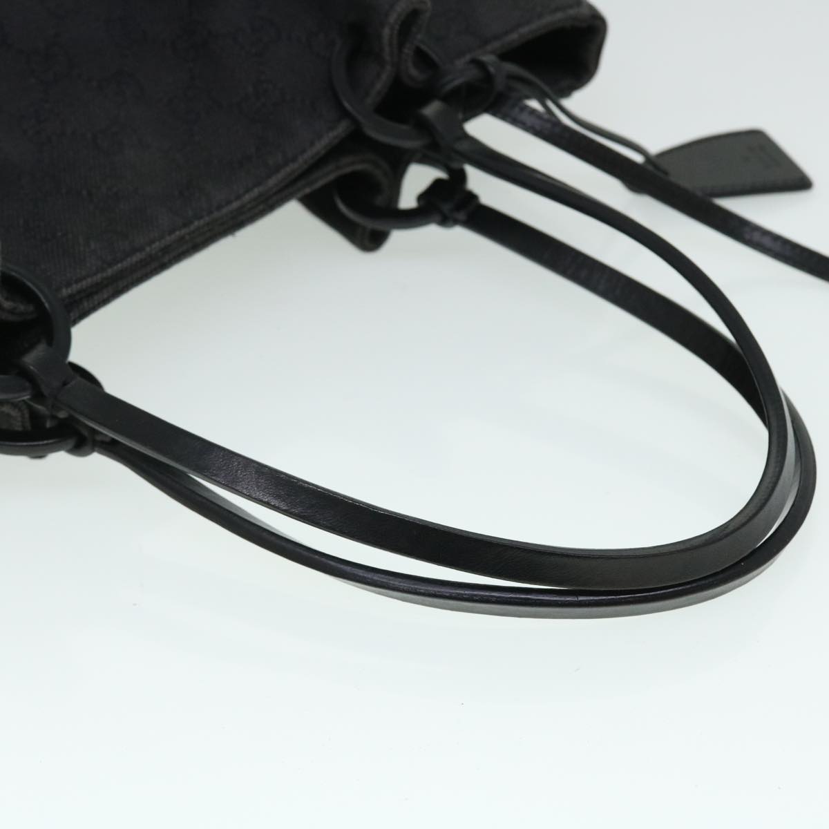 GUCCI GG Canvas Tote Bag Black 101920 52252