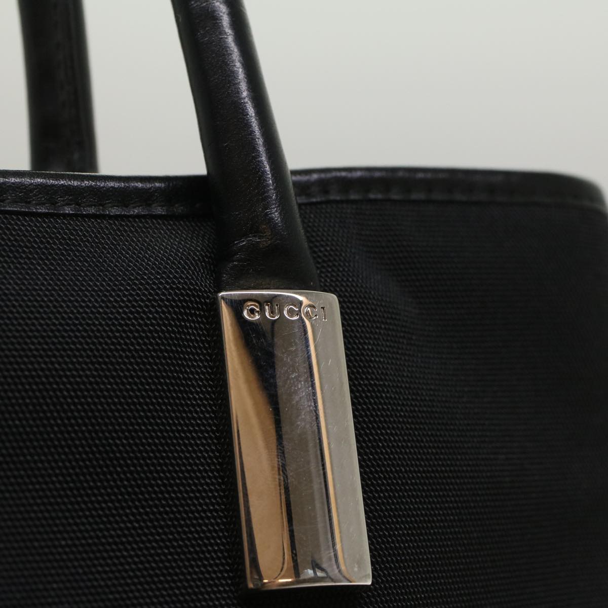 GUCCI Hand Bag Nylon Black 002.2123.0458 52269