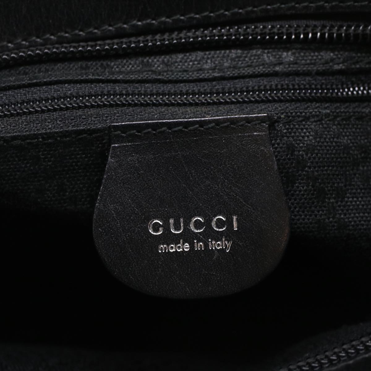 GUCCI Hand Bag Nylon Black 002.2123.0458 52269