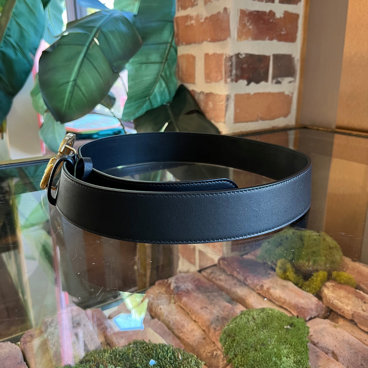GUCCI GG Marmont Black Belt 80-32