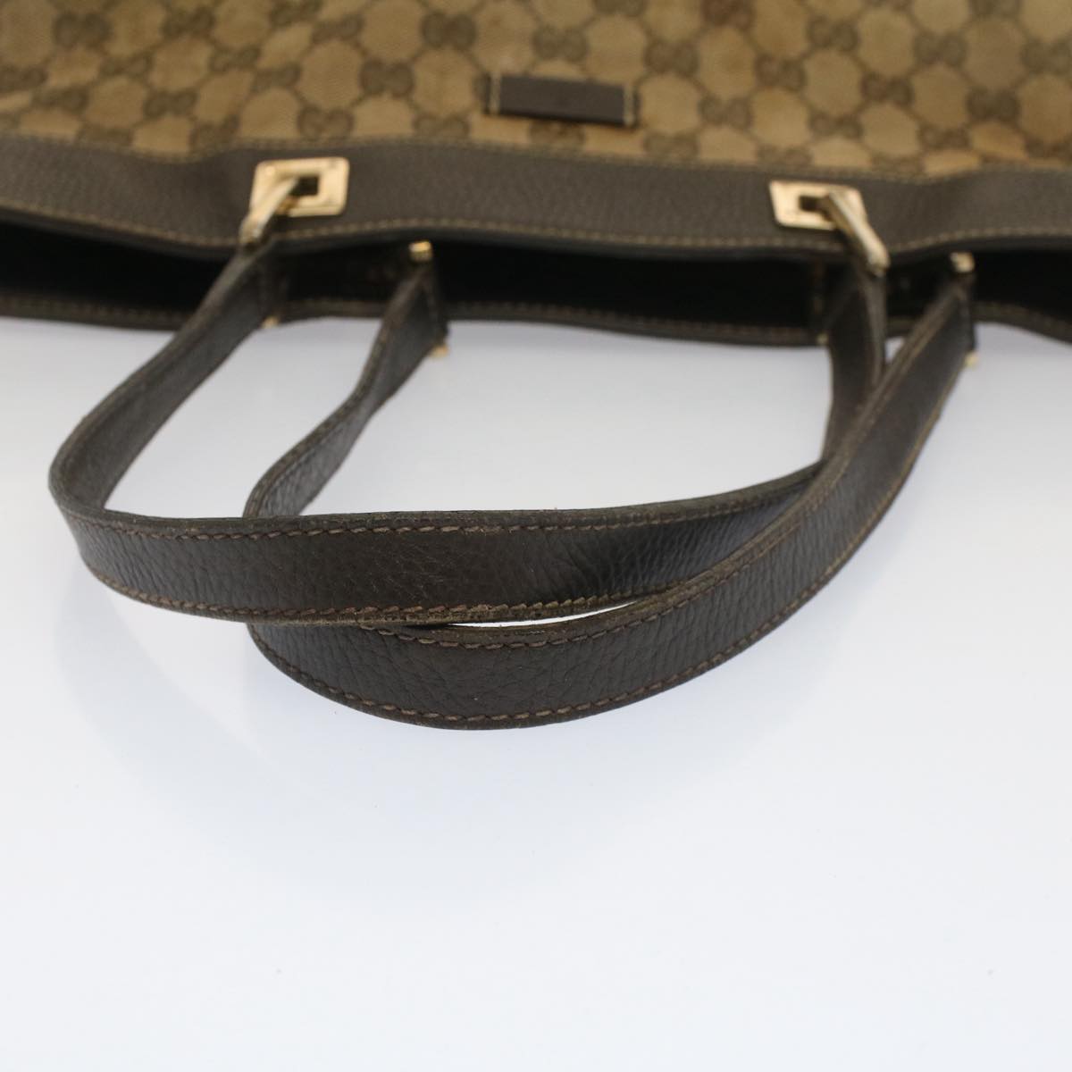 GUCCI GG Canvas Tote Bag Beige 272377 52428