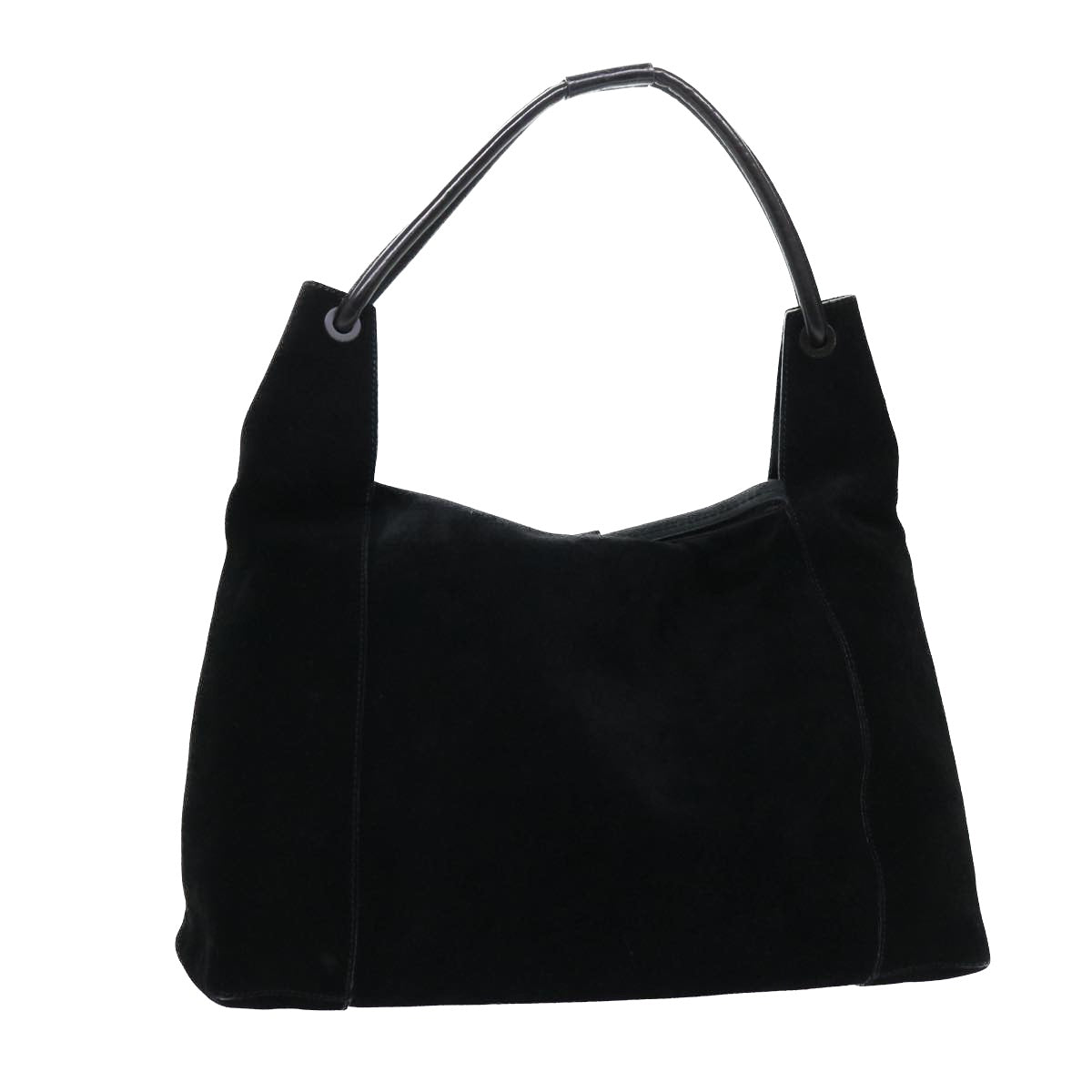 GUCCI Shoulder Bag Suede Black 101292 52429