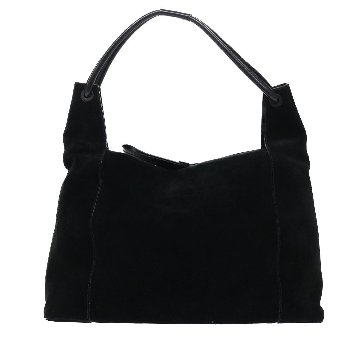 GUCCI Shoulder Bag Suede Black 101292 52429