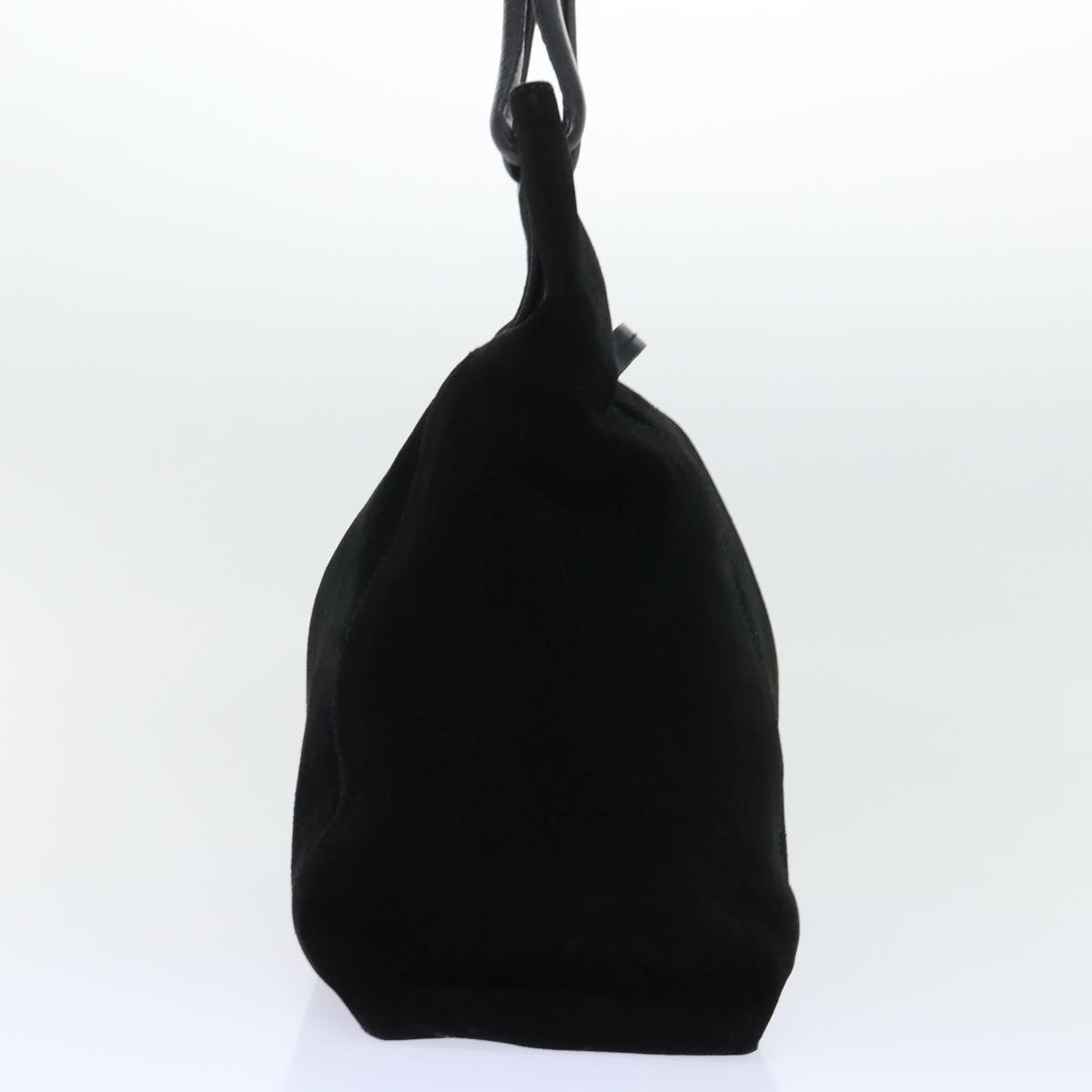 GUCCI Shoulder Bag Suede Black 101292 52429