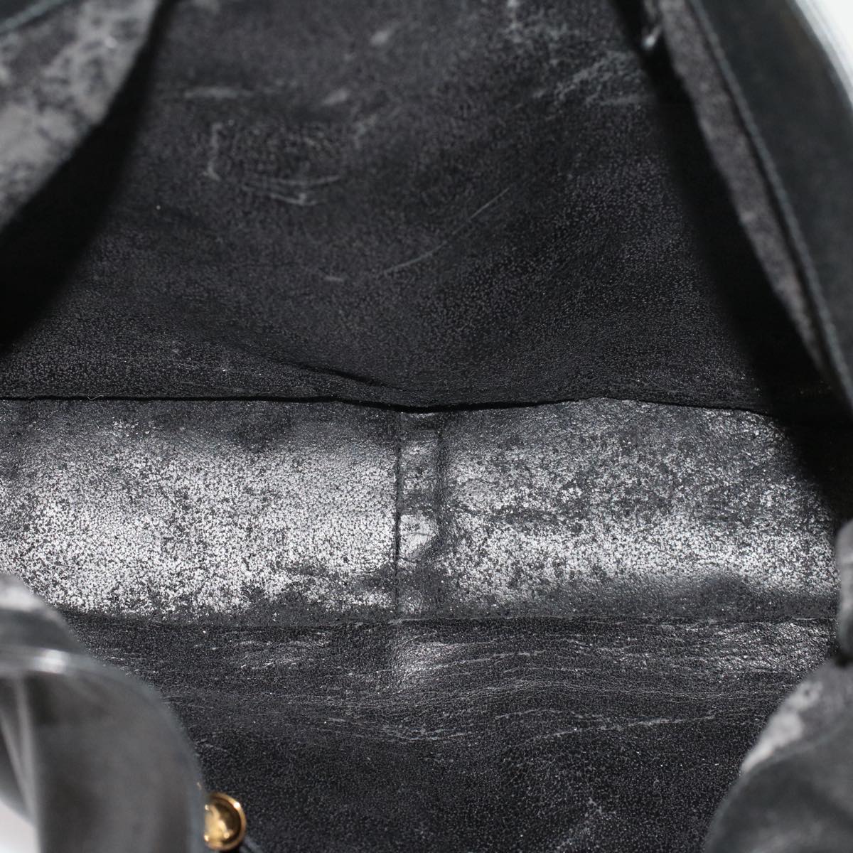 GUCCI Bamboo Shoulder Bag Leather 2way Black 0011577 52430