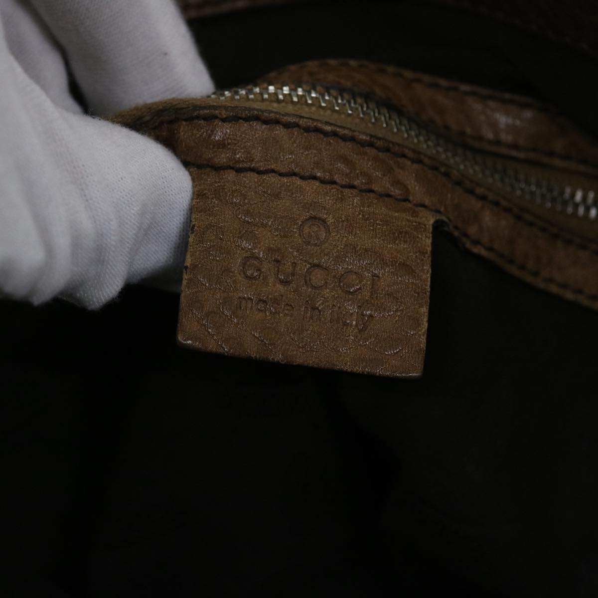 GUCCI Guccissima Tote Bag Leather Brown 232946 52431