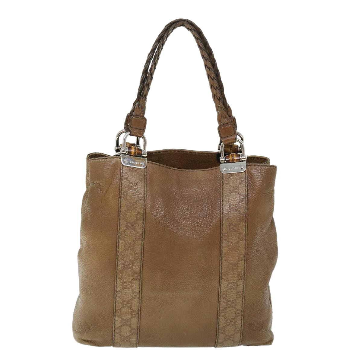 GUCCI Guccissima Tote Bag Leather Brown 232946 52431