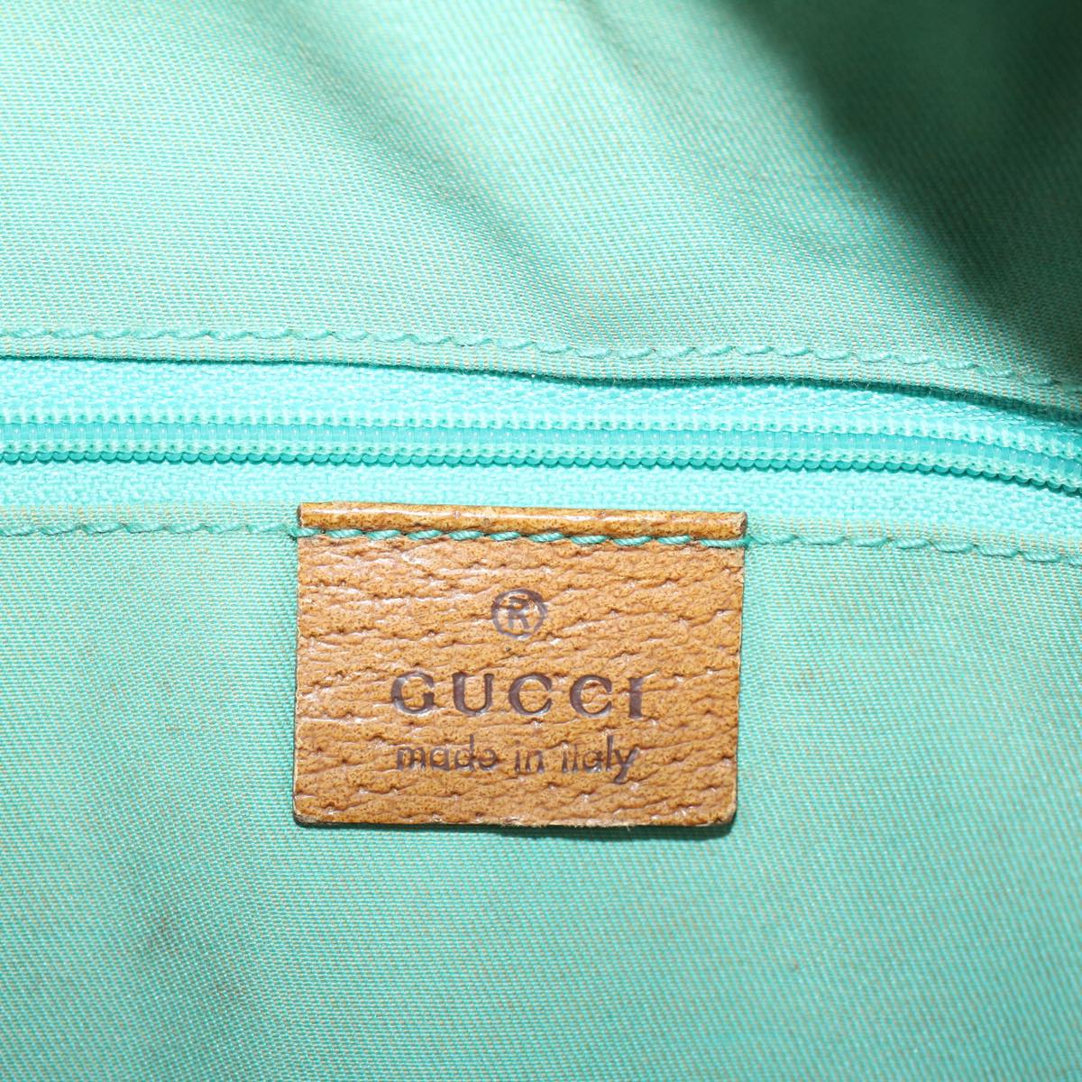 GUCCI GG Canvas Hand Bag Light Blue 113009 52433