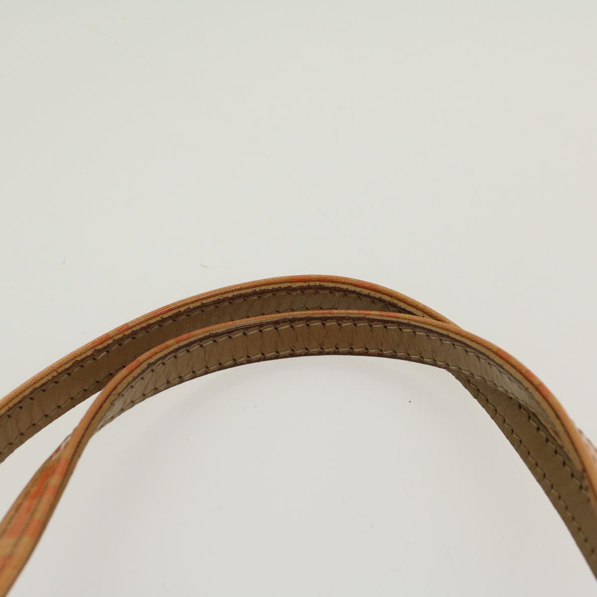 FENDI Zucchino Canvas Mamma Baguette Hand Bag Enamel Orange 52439