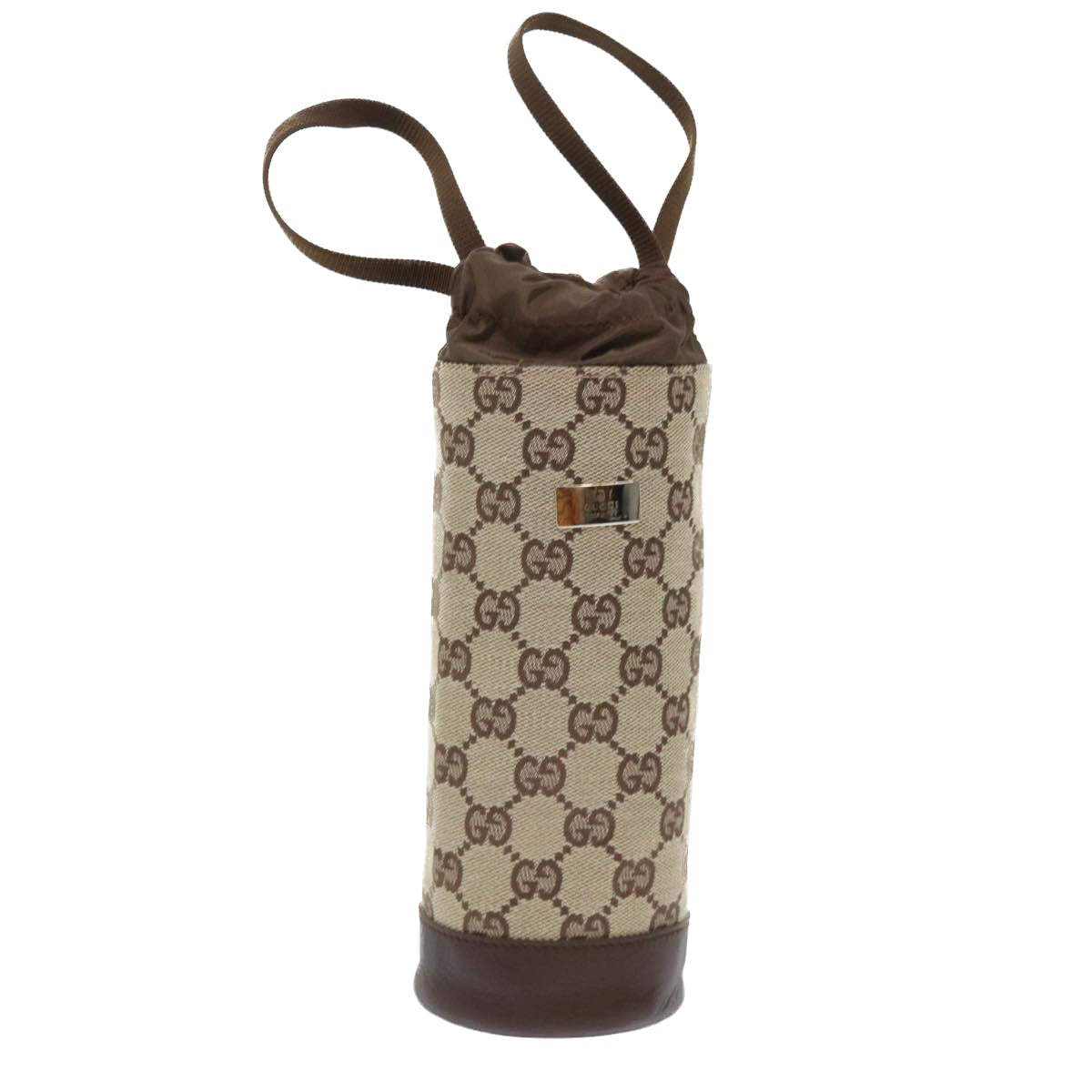 GUCCI GG Canvas Bottle Cover Pouch Beige 19 203437 0363 52443