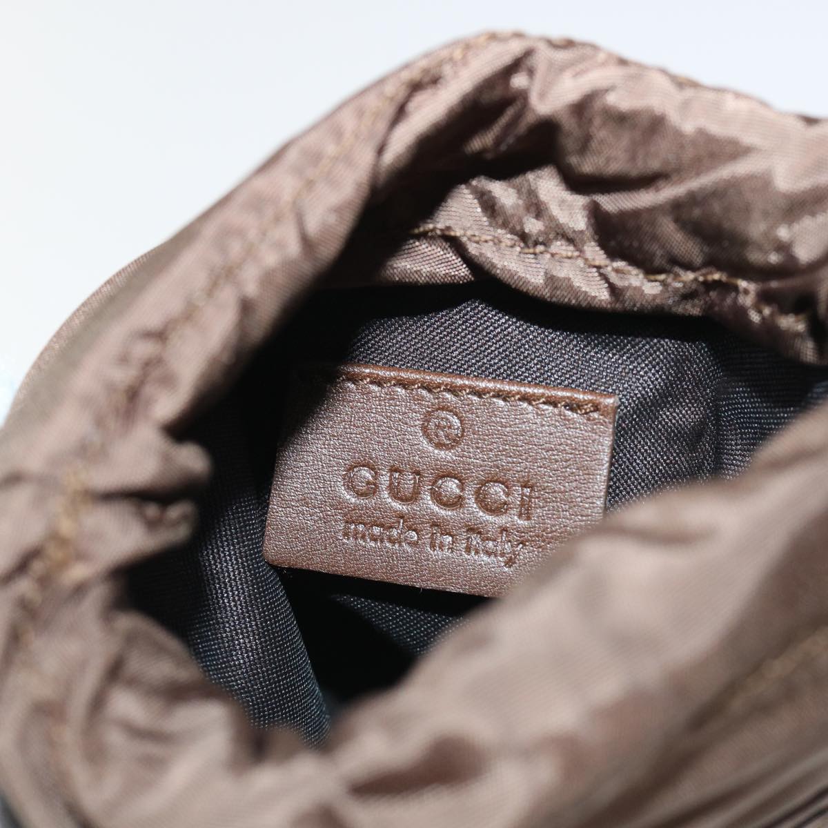 GUCCI GG Canvas Bottle Cover Pouch Beige 19 203437 0363 52443
