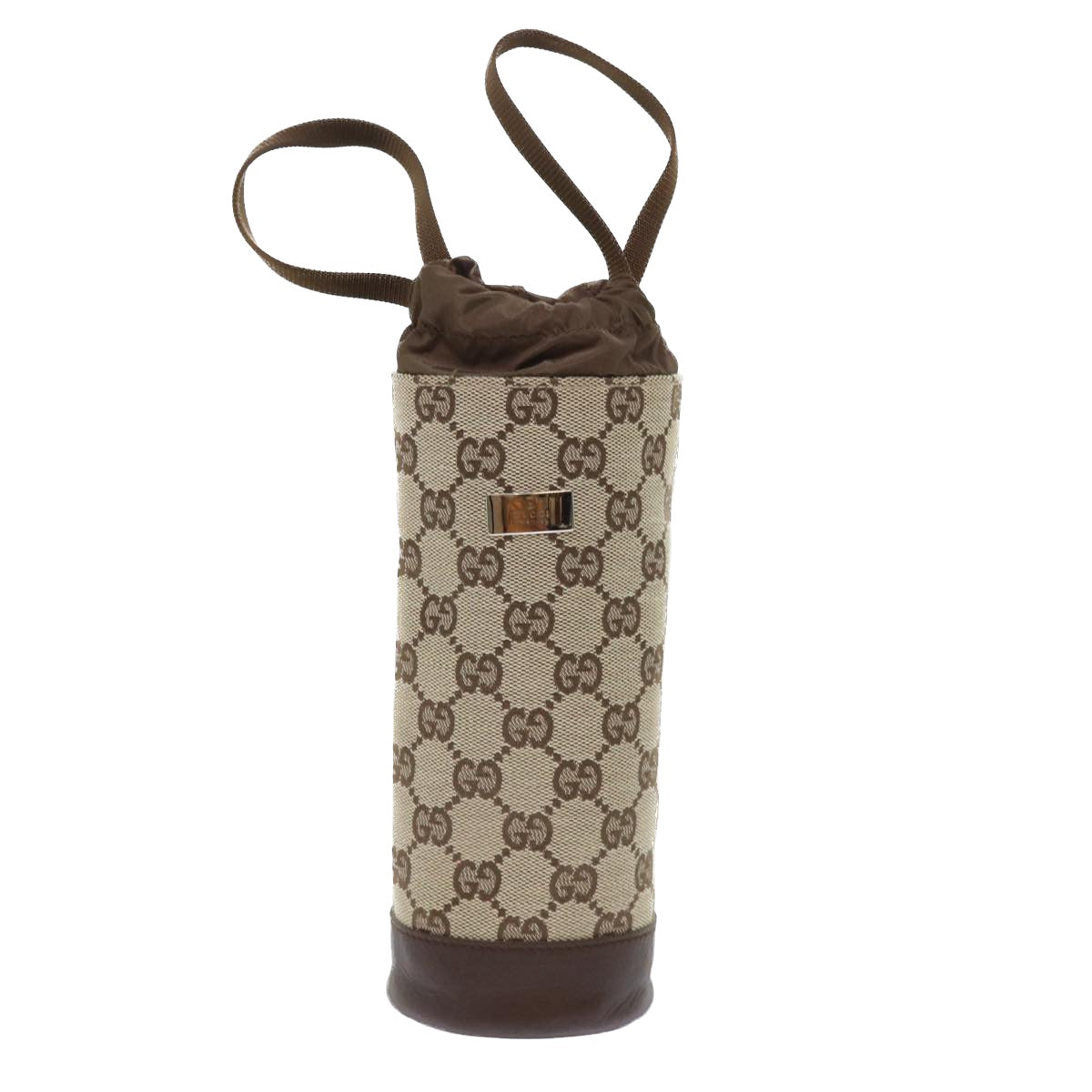 GUCCI GG Canvas Bottle Cover Pouch Beige 19 203437 0363 52443