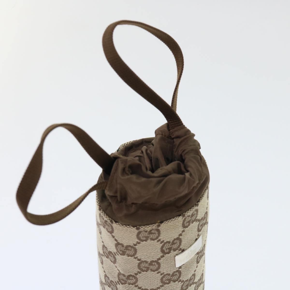 GUCCI GG Canvas Bottle Cover Pouch Beige 19 203437 0363 52443