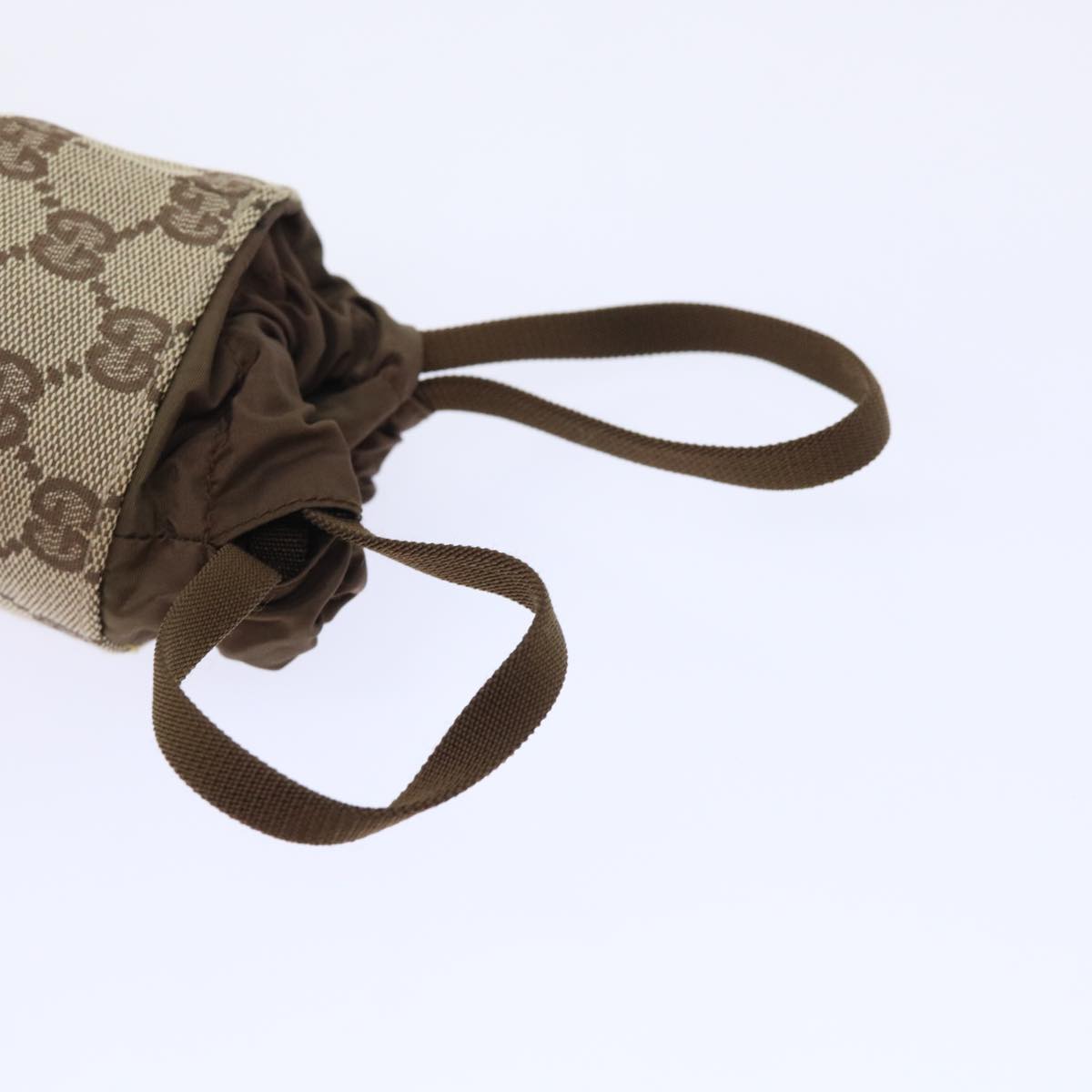 GUCCI GG Canvas Bottle Cover Pouch Beige 19 203437 0363 52443