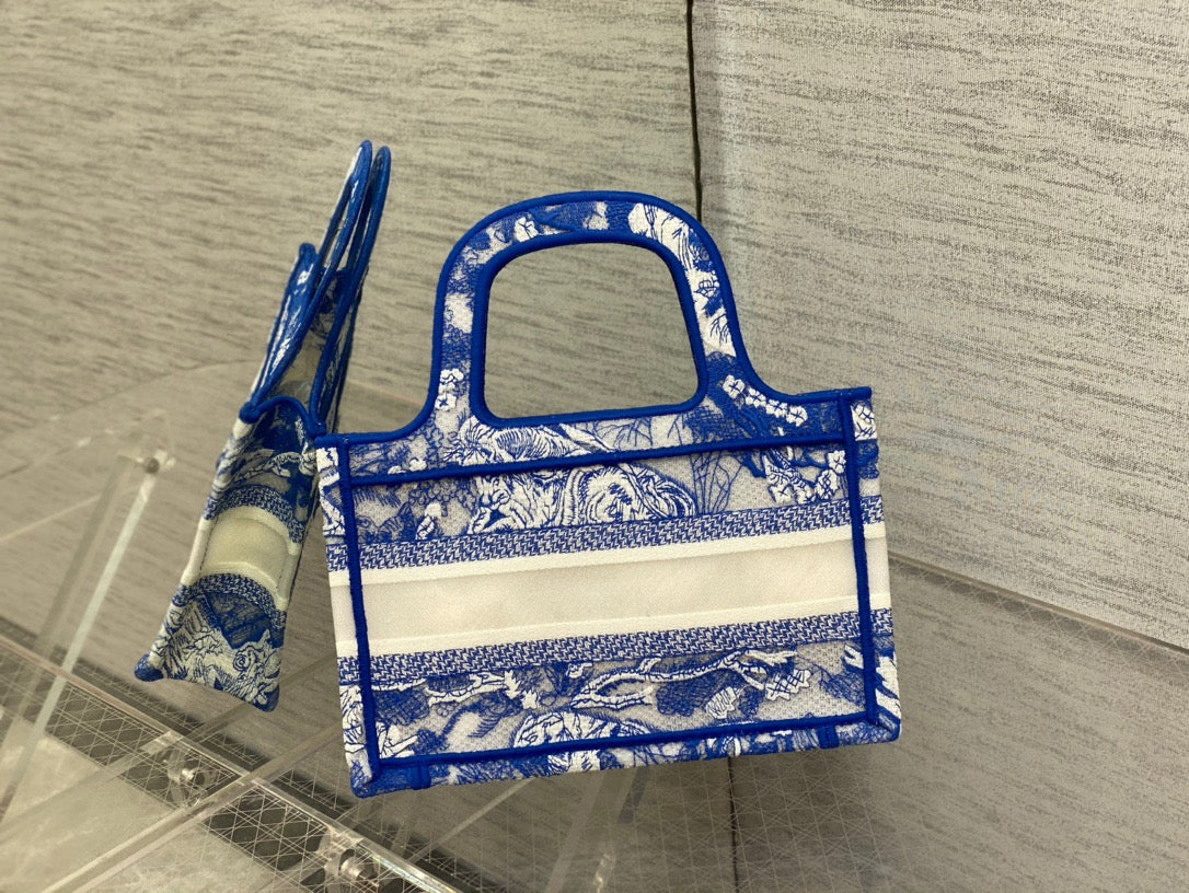 GLAMI Mini Book Tote Blue, For Women WomenÃ¢â‚¬â„¢s Handbags 22.5cm/9in CD