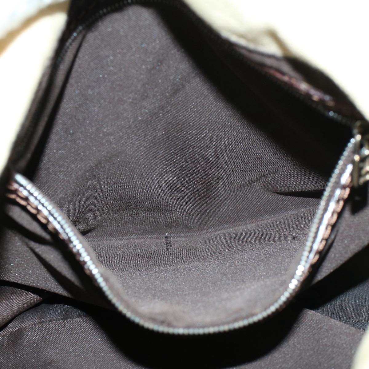 FENDI Mamma Baguette Shoulder Bag Beige 52740