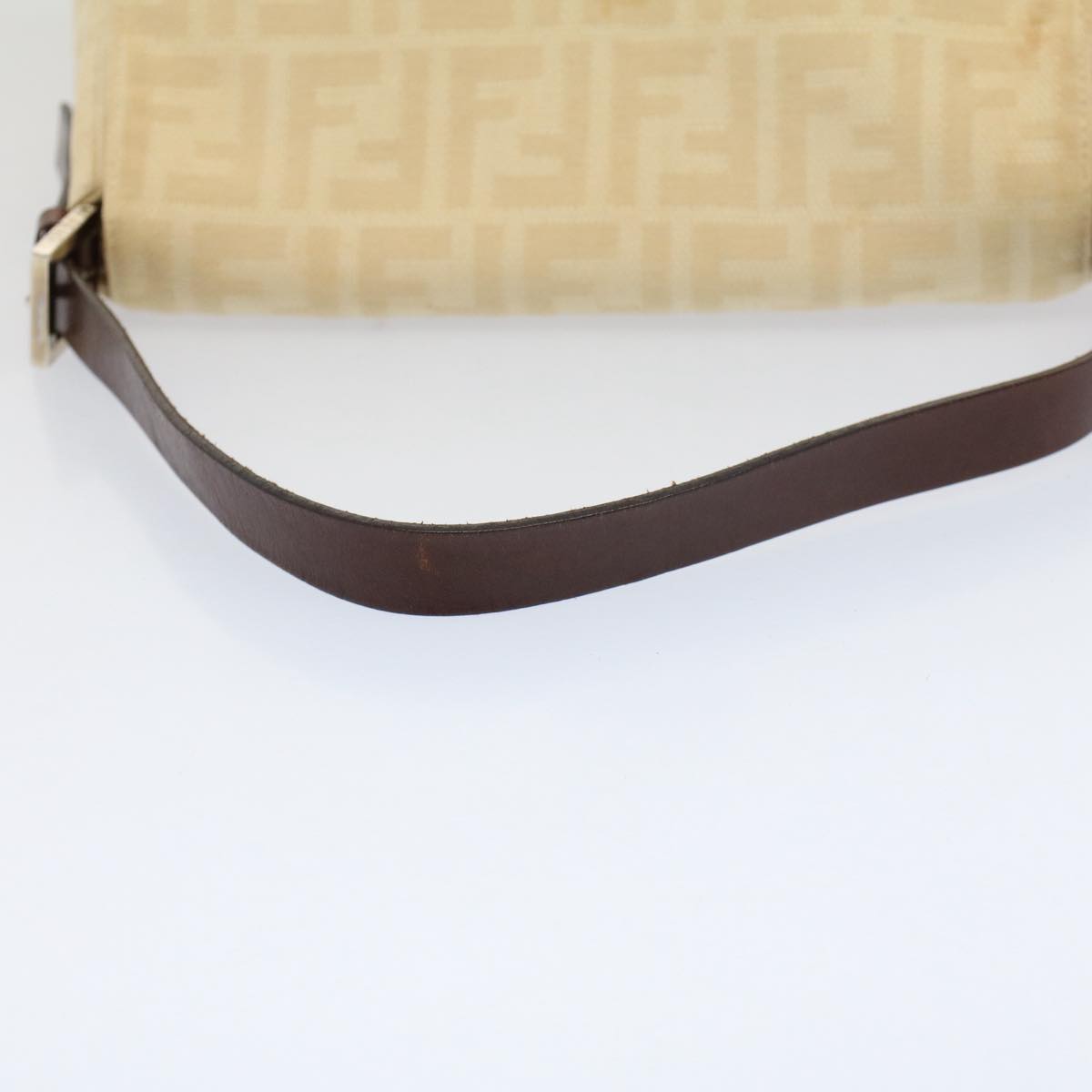 FENDI Mamma Baguette Shoulder Bag Beige 52740
