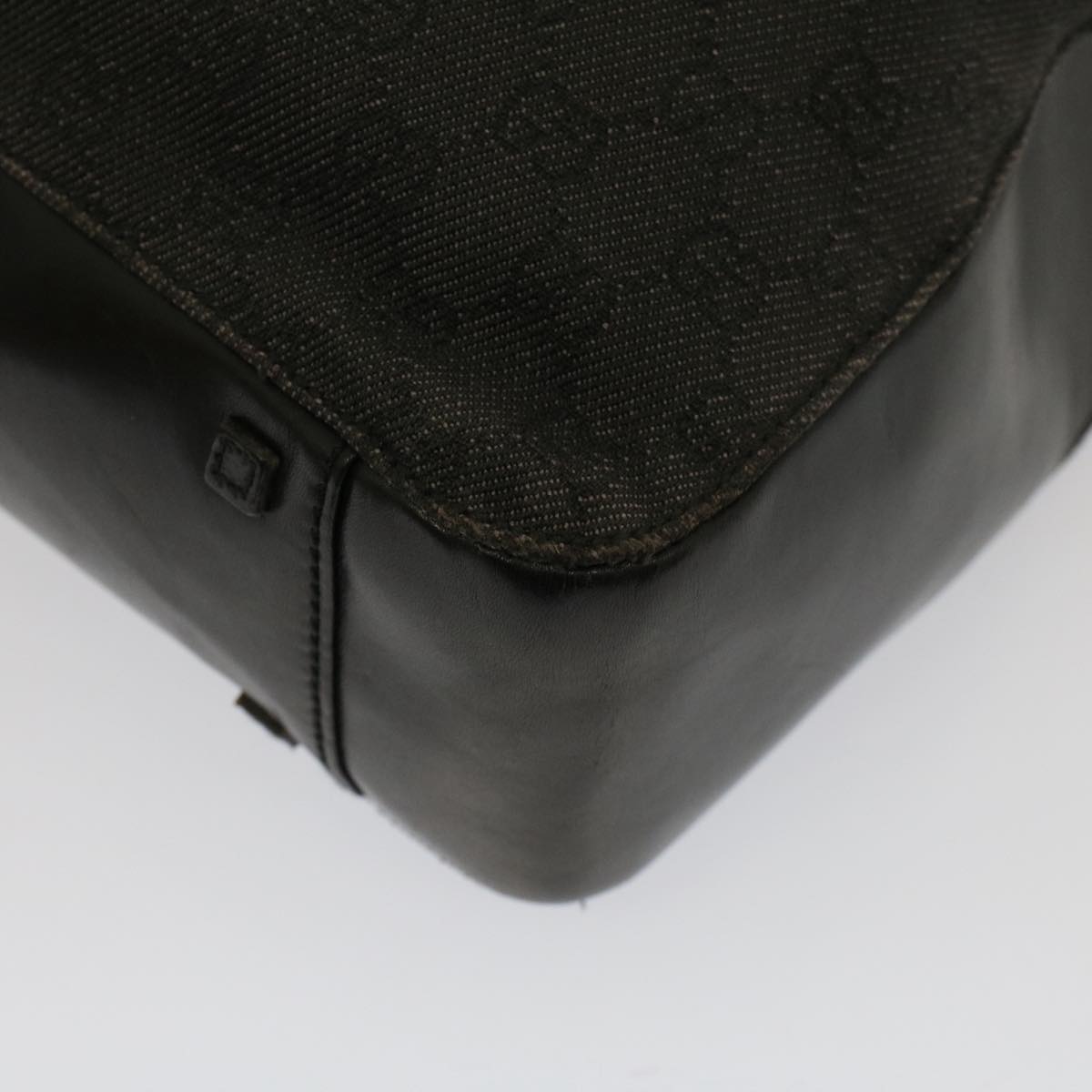 GUCCI GG Canvas Tote Bag Black 52748
