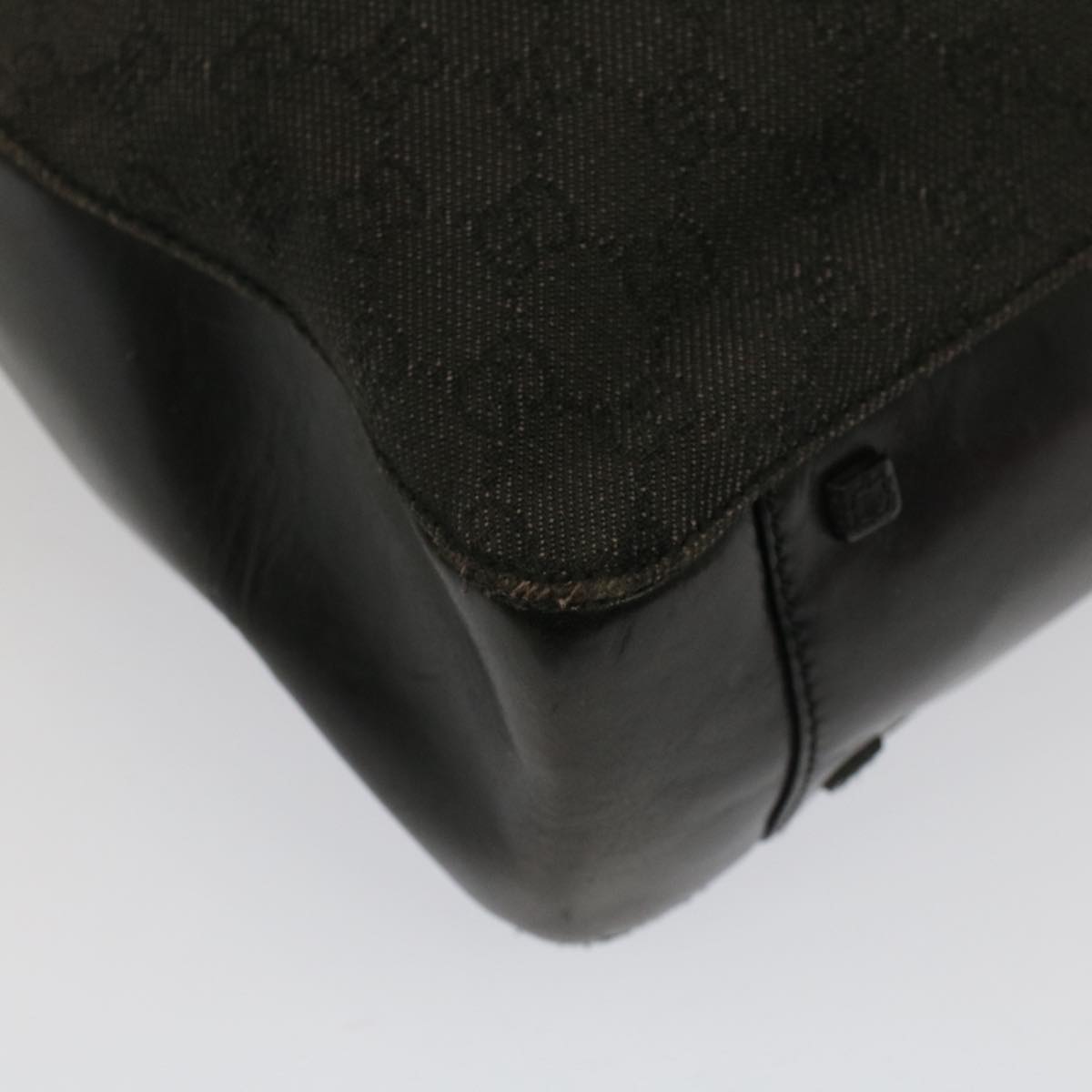 GUCCI GG Canvas Tote Bag Black 52748