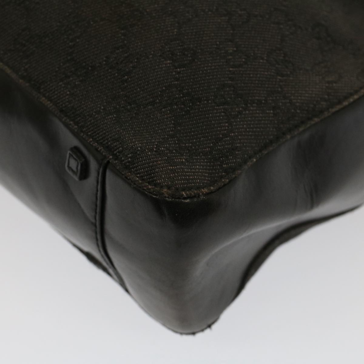 GUCCI GG Canvas Tote Bag Black 52748
