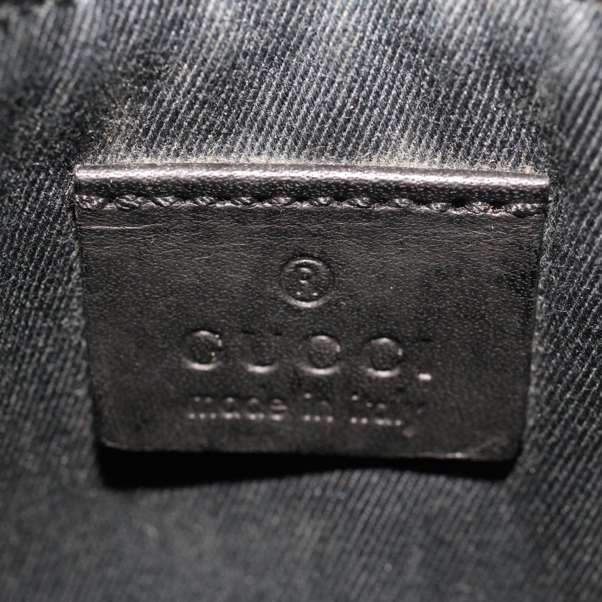 GUCCI GG Canvas Tote Bag Black 52748