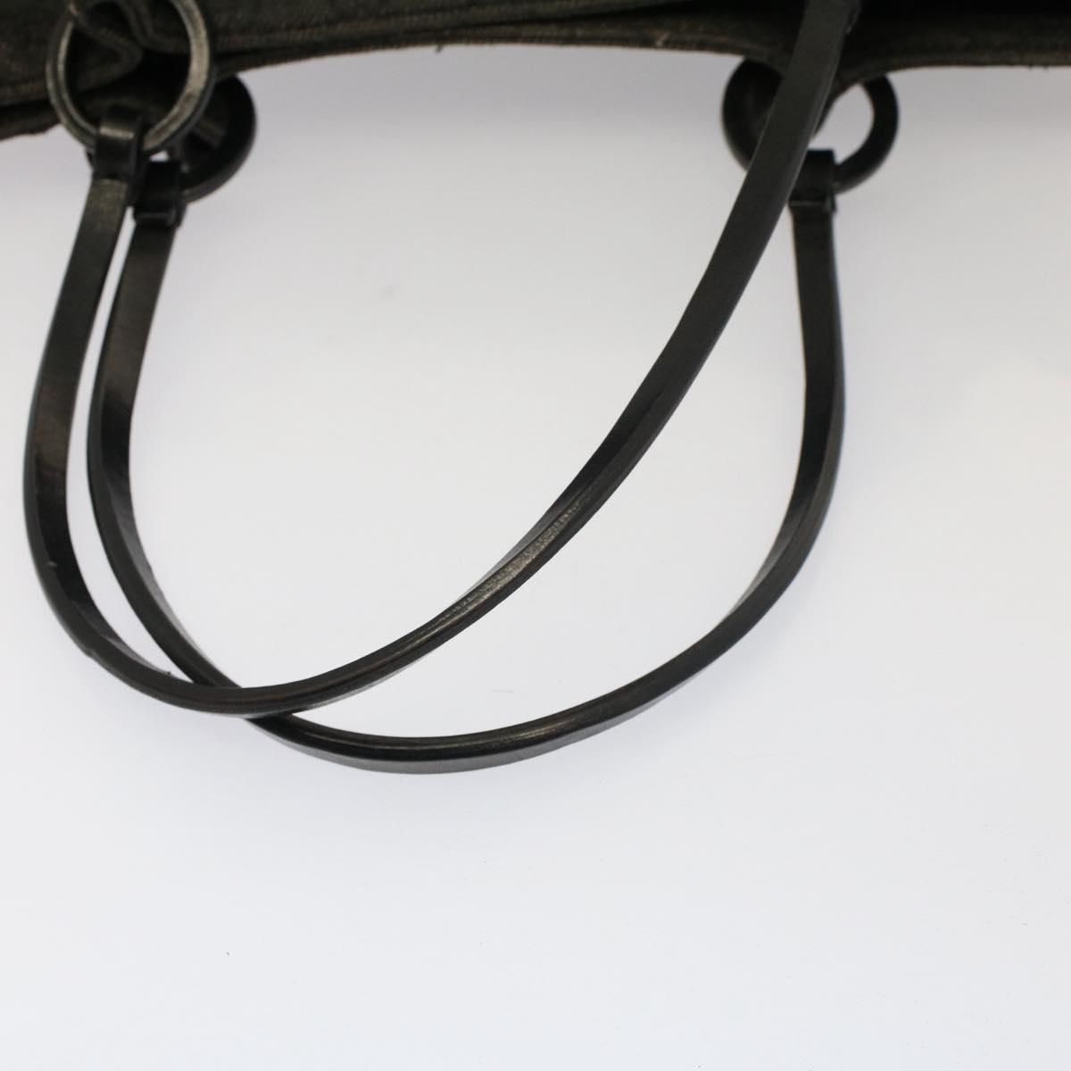 GUCCI GG Canvas Tote Bag Black 52748