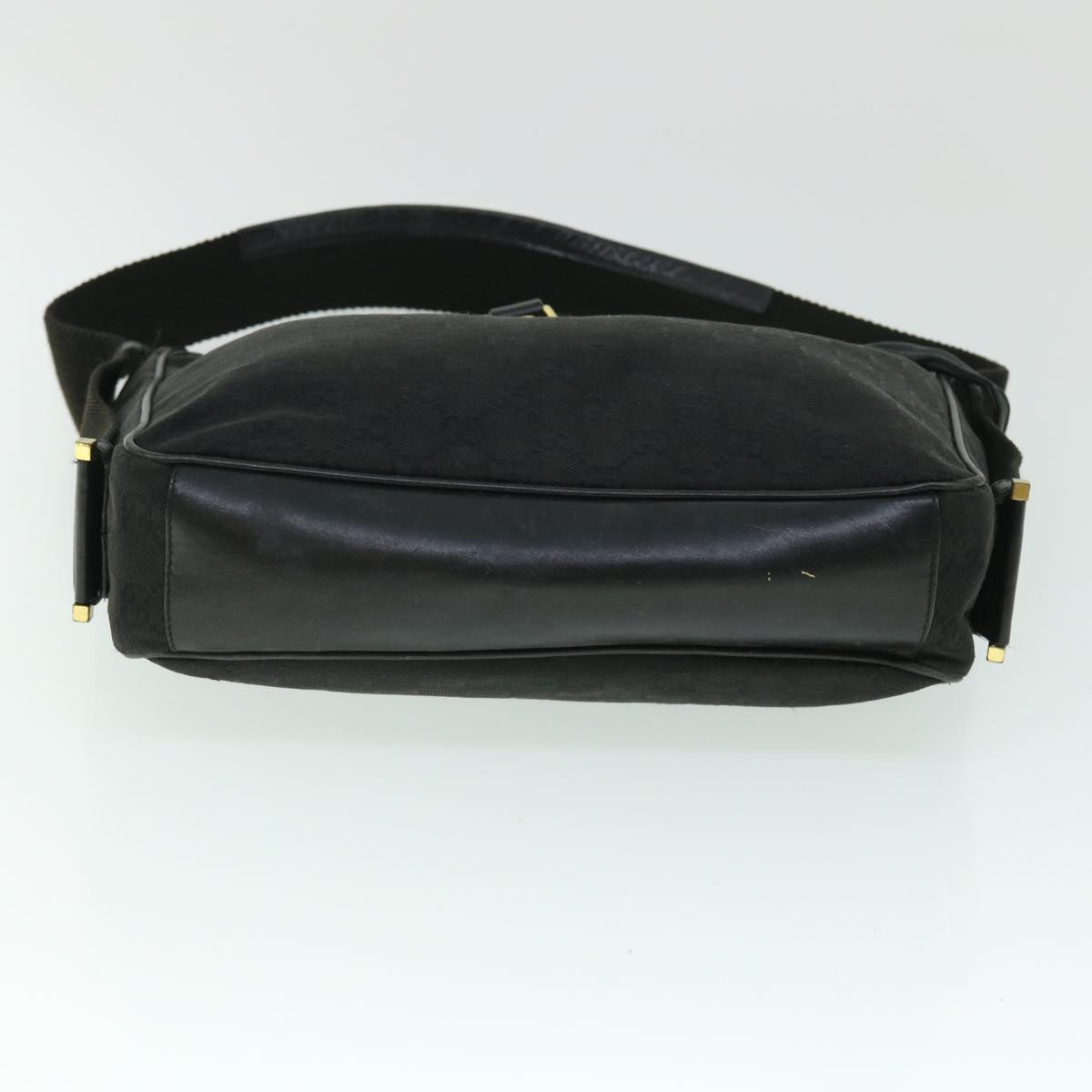 GUCCI GG Canvas Shoulder Bag Black 52759